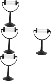 SOLUSTRE 4 Unidades De Suporte Prisma De Cristal Prisma De Vidro Colorido Suporte Giratório Cor Prisma 360 Rotação Prisma Triangular Espectro De Luz Prisma Triangular Plástico Prismas