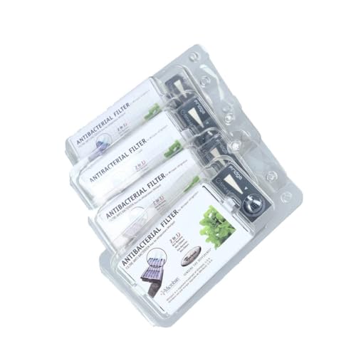 Lot de 4 filtres antibactérien d'origine Microban Réfrigérateur, congélateur 481248048172 WHIRLPOOL