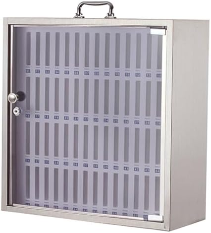 Stainless Steel Wall-Mounted Cell Phone Storage Box - 36-Bit Lockers for Schools, Offices & Events - Secure, Durable, Space-Saving Solution for Safe Device Storage