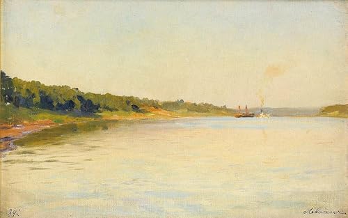 Posters et art pour décoration chambre la rive du fleuve Levitan 60x90cm