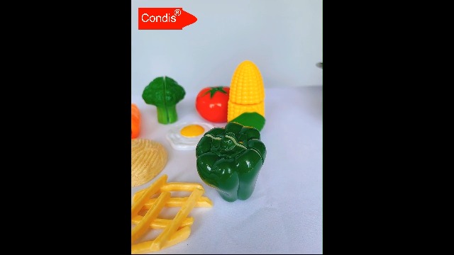 CONDIS Spielküche Zubehör Kinderküche Zubehoer Kinder Küche Zubehör Küchen Puppengeschirr Kunststoff Obst und Gemüse zum… – Bild 8