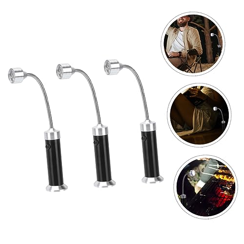 Gadpiparty 3 Pecas 9 luzes de churrasco LED grade magnética grelha flexível LED mangueira lâmpada de