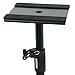 ZENY Pair of Studio Monitor Speaker Stands Height Adjustable Concert Band DJ Studio Floor Stands w/Stable Triangle Base, Black