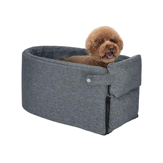 Cathpetic Dog Car Seat Pet Supplies - Travel Bags for Dogs Cats Portable Console Dog Car Seat Washable Dog Cat Booster Seat on Car Armrest Included Safety Tethers Perfect Car Seat for Dogs Cats
