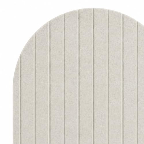 Image of MMT Acoustix Arch Felt Acoustic Wall Panel | Sound Proofing for Room |Premium Acoustic Panel |Pin Board for Wall |Sound Absorbing Panels | Arch Felt Acoustic Wall Panel |Pumice| 120 x 60 cm | 1 Pcs