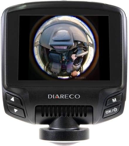 エンプレイス DIARECO ドライブレコーダー 500万画素 2.7インチ 16GB microSDHCカード 360度録画 NDR-RC360