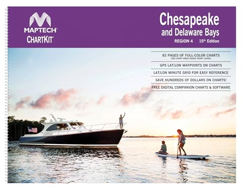 Chesapeake and Delaware Bays MAPTECH® Chartkit Region 4 15th Ed