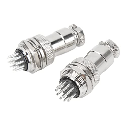 Conector de enchufe aviación 14 pines zinc miniatura 3