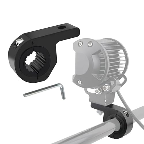 サムコス バイクバンパー ステー 取り付けステー 穴あけ不要 取付簡単 車用 フォグランプステー 作業灯 前照灯 補助灯 ブラケット スタンド パイプ 挟み込み汎用 1個のサムネイル