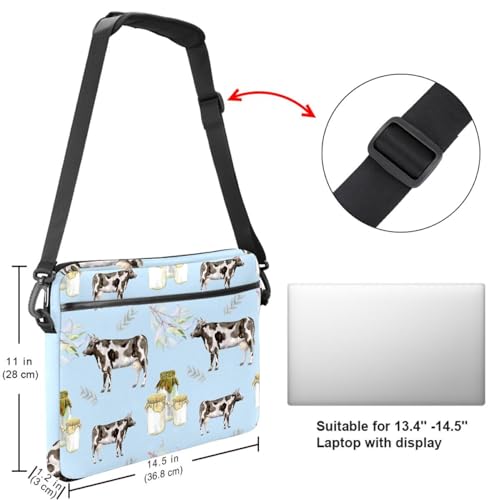 Funda para portátil de 13.3 pulgadas acolchada e impermeable con asas 7