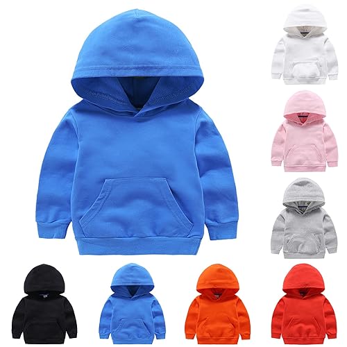 Kids Soft Brushed Fleece Hooded Sweatshirts Active Pullover Hoodie for Boys and Girls Toddler Hoodie