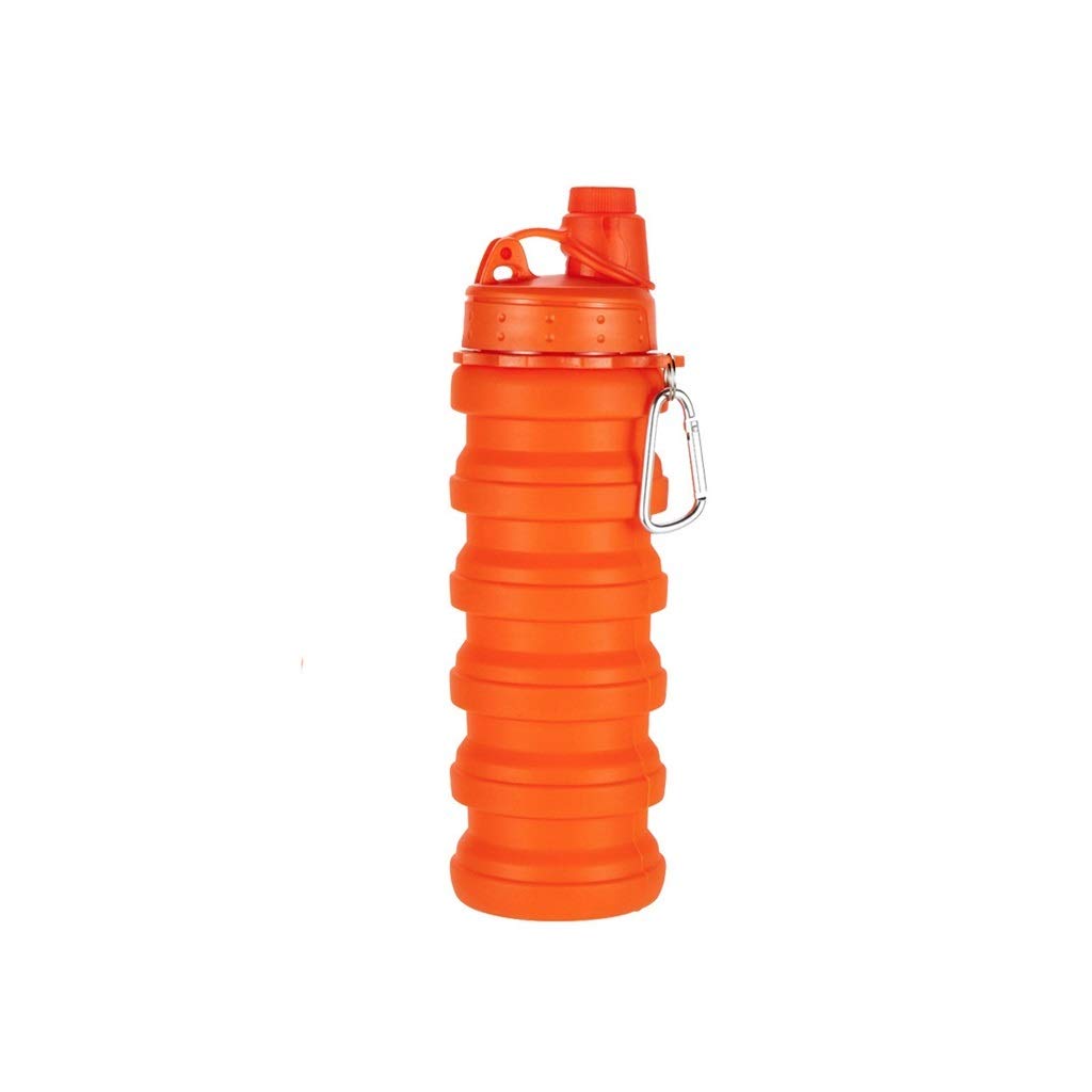 Faltbare Wasserflasche, Einfarbig Sportschale Mit Haken Tragbar for Den Außenbereich