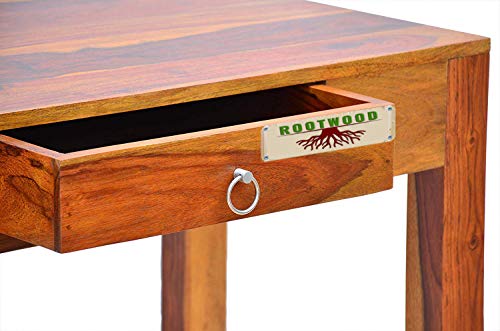 Image of Sheesham Wooden Writing Study Table for Students /Computer Table for Home