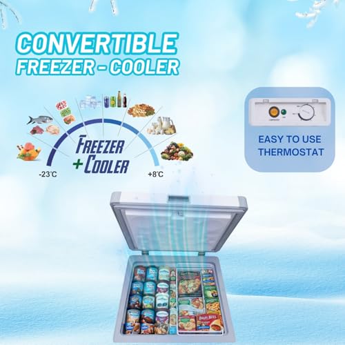 Image of Rockwell 110 2 Star Single Door Convertible Deep Freezer