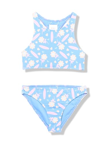 Roxy Girls' Lorem Crop Top Swimsuit Set