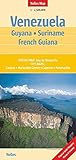 Venezuela 1 : 2 500 000: Guyana - Suriname - French Guiana: Special Map: Isla de Mararita. City Maps: Caracas, Maracaibo Centre, Cayenne, Paramaribo. ... of Interest (Nelles Map / Strassenkarte)