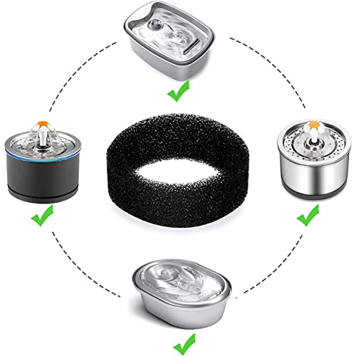 Filtro de espuma para fonte de gato | Filtro de bebedouro para animais de estimação de esponja - Fil