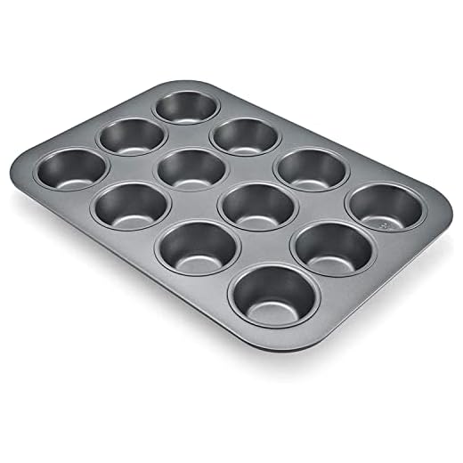 ProBytes Metal Muffin Tray - 12 Cups
