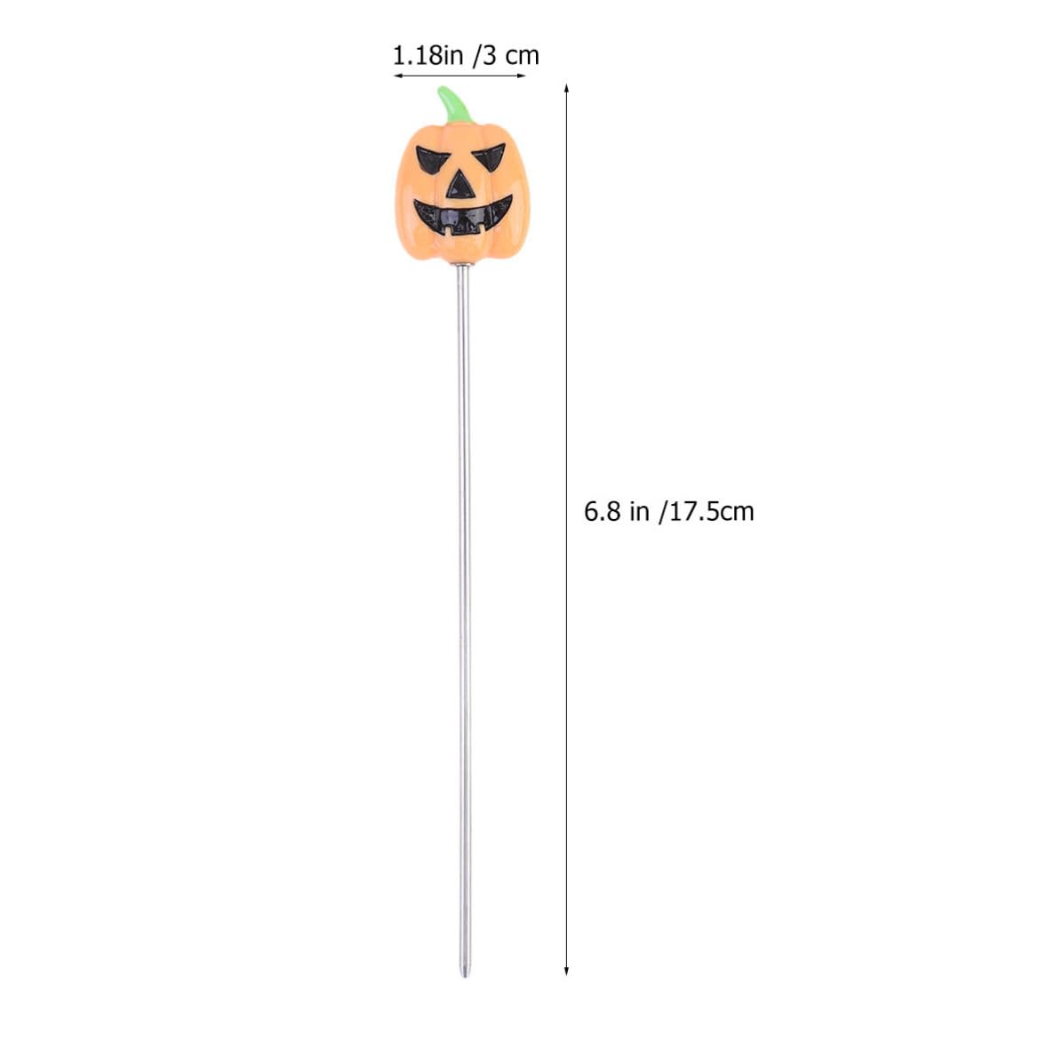 Uonlytech Acero Inoxidable Probador de Pasteles Forma Calabaza 12 Piezas