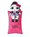 Idea Nuova LOL Surprise Printed Sleeping Bag with Coordinating Figural Pillow, Ages 3+, Pink (TK960221)