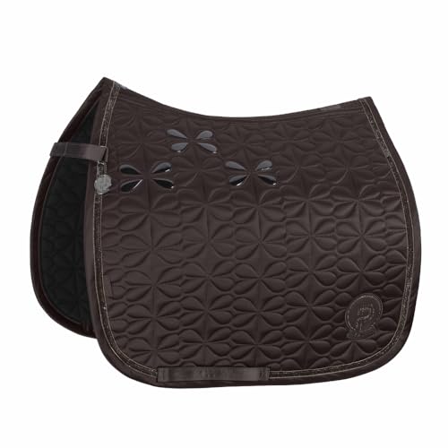 Tapis de selle Platinum 2024 Eskadron Bow chabraque mat de prestige pour chevaux de sport