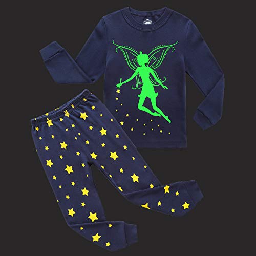 Image of Koian Little Boys Short Pajamas Sets Glow In The Dark Toddler PJS Cotton Kids Sleepwears