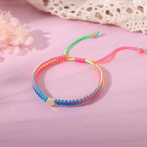 2025 Graduation Gifts for Girls Boys,Handmade Braided Heart/Compass Bracelet for Preschool Kindergarten 5th 8th Grade High School Phd Senior Graduation Graduate2