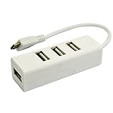 LoveRPi MicroUSB to USB 4 Port OTG Hub for Raspberry Pi Zero