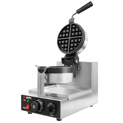 GGM Gastro | WEJ180 | Waffeleisen - Einzeln - Manuell - 1,3 kW - Form: Rund - mit 180° drehbarer Backfläche – Bild 5