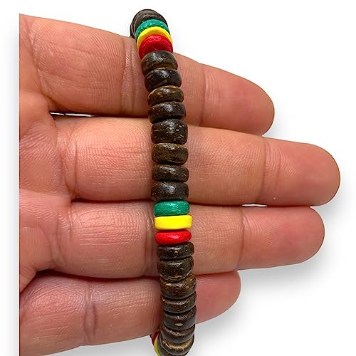 Rasta Bracelet - Handcrafted Bracelet - Rasta Jamaican Bracelet Rasta Leather Bracelet Peace Bracelet - Black Leather Bracelet3
