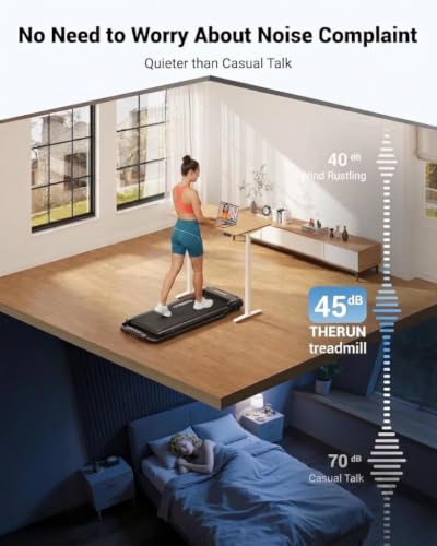 THERUN Walking Pad with Handle Bar, Under Desk Walking Treadmill for Home - image 7