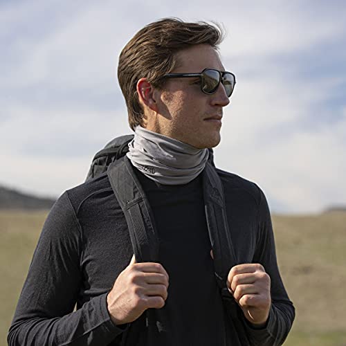 Image of Buff CoolNet UV Neck Gaiter, UPF 50 Sun Protection, Breathable, Versatile, Quick Dry Face Mask, Solid Colors, Adult Size