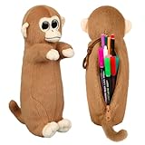 BB FUN HOUSE Estojo De Pelúcia Para Crianças, Bolsa Animais 3D Funhouse Meninos E Meninas, Média Caneta, Material Escolar, Macaco