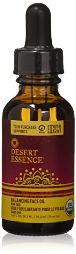 Desert Essence Balancing Face Oil - 0.96 Fl Oz - Pomegranate & Jojoba Oil - Promotes Skin Tone Balance - For All Skin Types - Moisturizer - Skincare - Smooth & Silky - USDA Verified - No Parabens
