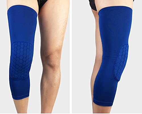 Ginocchiere da basket Protector Manicotto compressione nido d'ape Schiuma Ginocchiera Fitness Pallavolo Supporto