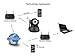 HooToo HT-IP206 Wired/Wireless Network IP Camera, P/T Pan 270°(Size-to-Size) & Tilt 120°(Up-and-Down), Antenna & Adjustable Mounting Bracket, Two-Way Audio Communication, Day/Night Functionality(Up to 10 IR Illuminators), Intruder Alarm Capabilities, 15 Different Preset View Angles, Ideal for Locations e.g. Small Businesses, Boutiques, Restaurants, Hotels or Residences, Colored in Black