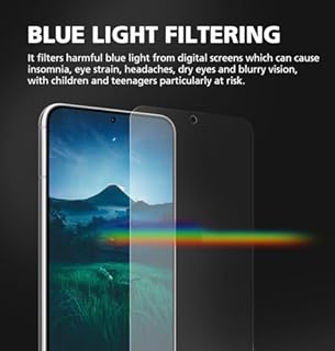 Diacube 3-Pack Anti-Blue Light Matte Screen Protector For Samsung Galaxy S25/S24 [Support Fingerprint Unlock] Anti-Glare, Anti-Fingerprint [Eye Protection] Bubble-Free Installation with Alignment Jig