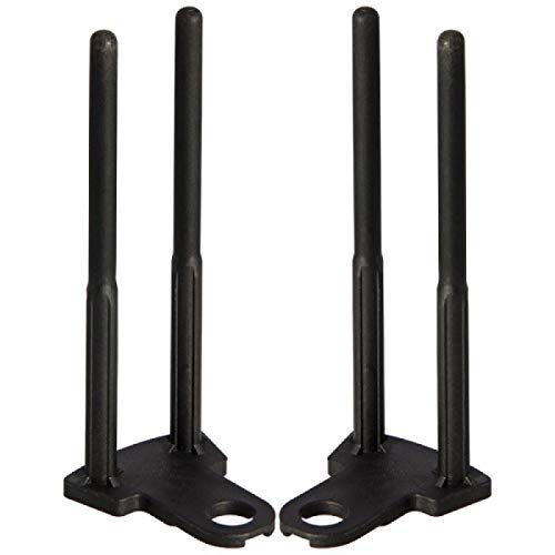 2 pezzi da pesca Snag Bars orecchie, in lega di alluminio Snag Bar orecchie, connettore antivento per canna da pesca, indicatore di abboccato