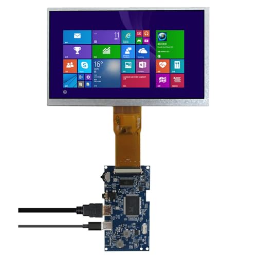 7-Inch 1024×600 Portable LCD Display Kit with Mini HDMI & Type-C – DIY Secondary Monitor for PC, Orange Pi, Gaming Consoles, TV Box, and HDMI-Compatible Devices