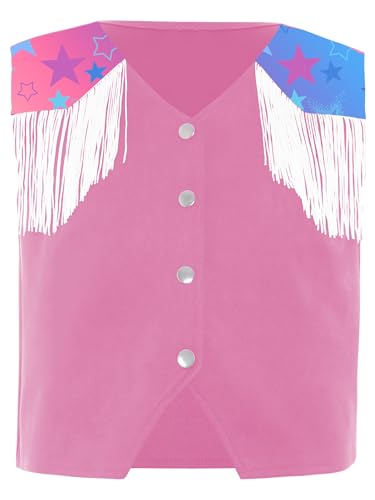 Little Girls' Hippie Chic Vest Faux Suede Tassel Cardigan for Playful Outfits3