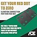 Ade Advanced Optics Red Dot Elevation Delrim Shim – Optic Riser Plate for 407K, 507K, EPS Carry, RMS, Romeo Zero, Delta Point Pro, JP Micro – 1° Shim for Mounting Adjustment, Sight Zero Correction