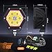 Nilight LED Pod Lights with Amber DRL 4 Inch 30 W Hexagon Offroad Driving 2600 LM Super Spot Light 16 AWG Wiring Harness Kit for LED Auxiliary Work Lights for Truck UTV ATV SUV 4x4