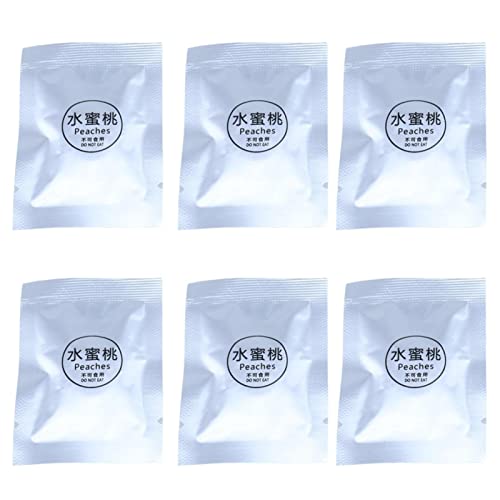 Recharges Désodorisant Voiture - Lot De 6 Pastilles Parfumées, 4 Parfums (lavande, Thé Vert, Citron, Pêche)