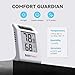 BaldrTherm 2.2'' Digital Thermometer and Hygrometer Meter, Solar-Powered Indoor Temperature Sensor Humidity Monitor, Humidity Gauge for Baby Rooms, Bedrooms, Home, Office, and Wine Cellars, 1Pack