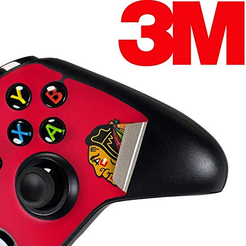 Skinit Decal Gaming Skin Compatible with Xbox One Controller - Officially Licensed NHL Chicago Blackhawks Solid Background Design