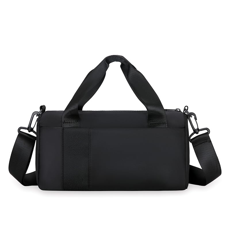 Bolsa Esportiva Unissex Em Formato Cilíndrico Para Academia E Viagens(Preto【Portátil】)