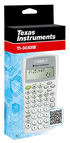 Texas Instruments TI-30 XIIB Schulrechner (zweizeilig, Batteriebetrieb) Weiß