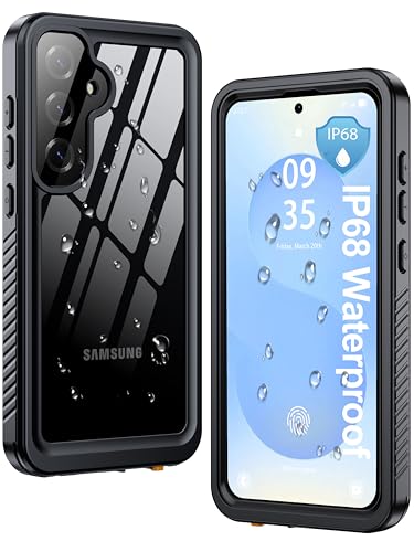 Image of ANTSHARE IP68 Waterproof Case for Samsung Galaxy S25 Plus, Black