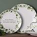 Noritake Ivy Whisper 12-Piece Dinnerware Set, Service For 4