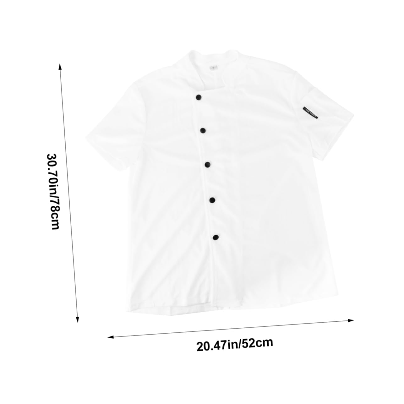 Garneck 1pc Breathable Short Sleeve Chef Jacket Lightweight Cook Uniform for Restaurants Hotels Unisex Design for Comfort Hot Kitchen Environments Wear